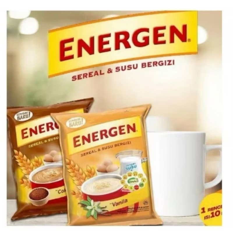 

Energen Minuman Sereal & Susu 1 Renceng 10 pcs