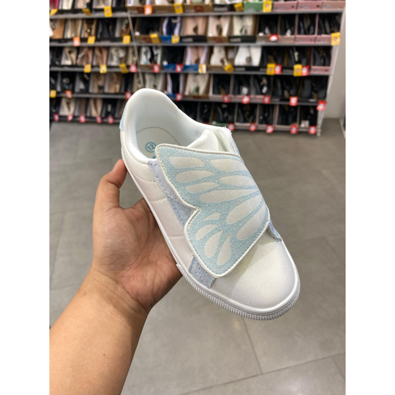 Payless Brash Royalty Childrens Millie Butterfly Slip On - White