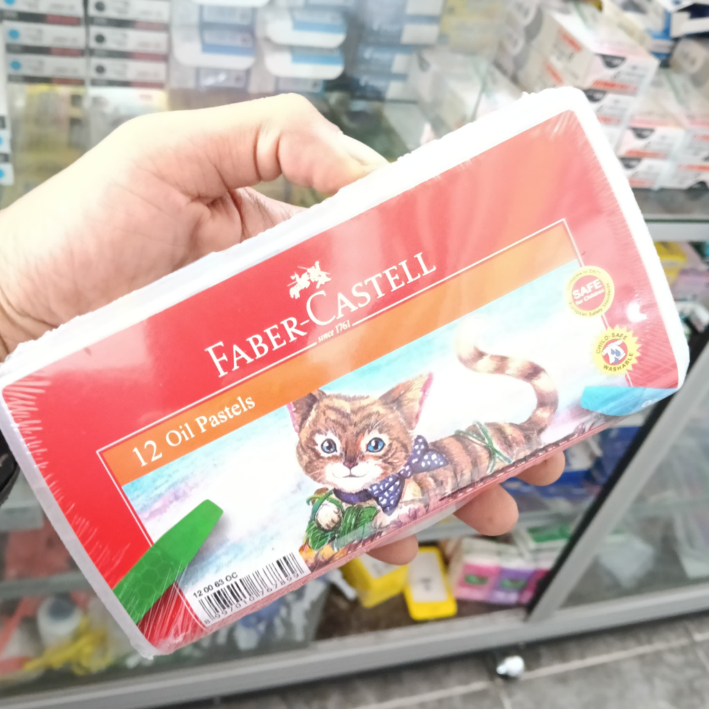 

KRAYON FABER CASTELL 12 WARNA CRAYON OIL PASTEL 12C
