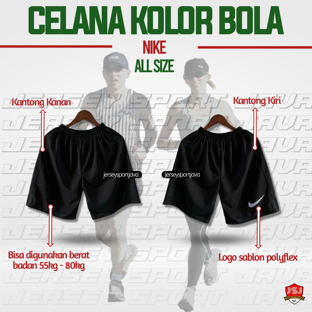 ( BEST SELLER ) CELANA KOLOR RUNNING/ CELANA BOLA PRIA/WANITA / NIKE / - AL VARIAN
