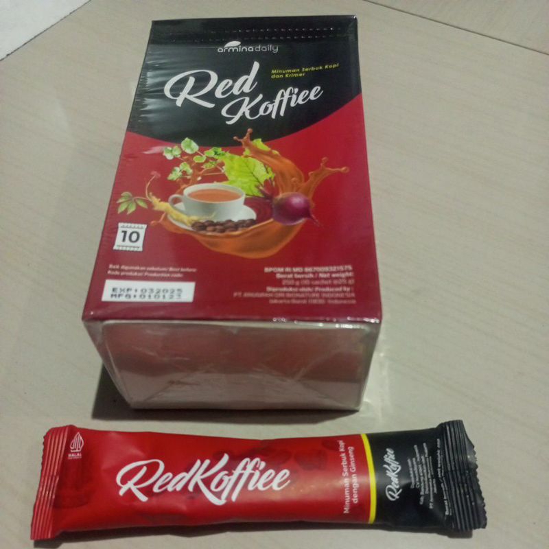 

Red koffiee kemasan baru/ ecer