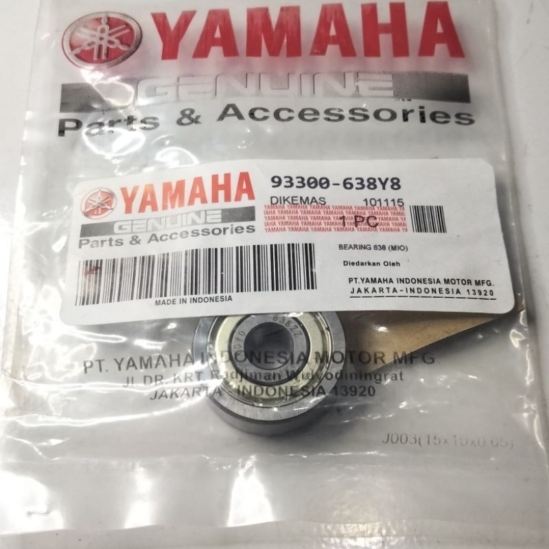 laher bearing cvt mio 638z bearing laher bak cvt mio lama mio smile mio sporty mio soul karbu