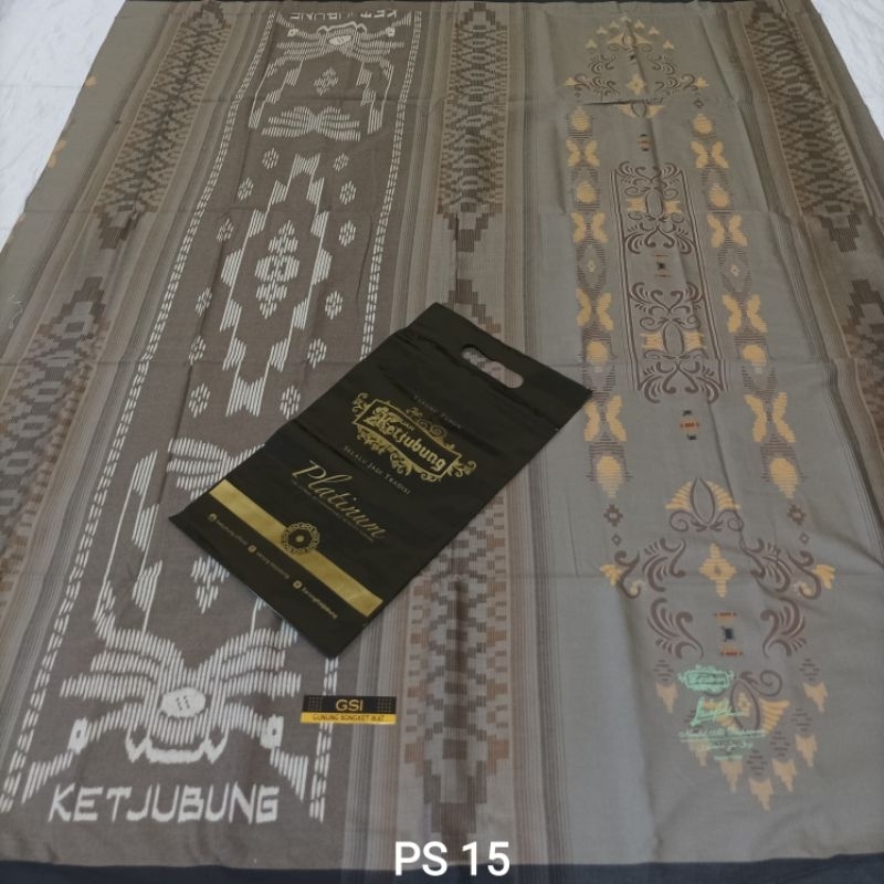 Sarung Ketjubung Platinum Silver