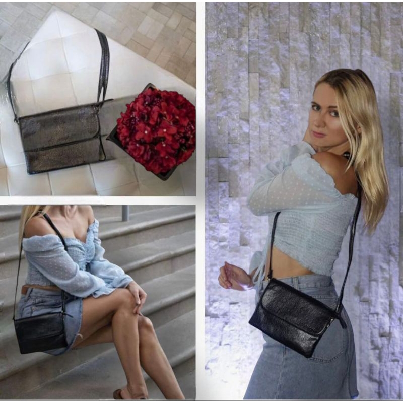 Tas Wanita Selempang Kulit  Korea Stay  Premium Pesta Kece Sehari Hari Minibag KONDANGAN SlingBag CE