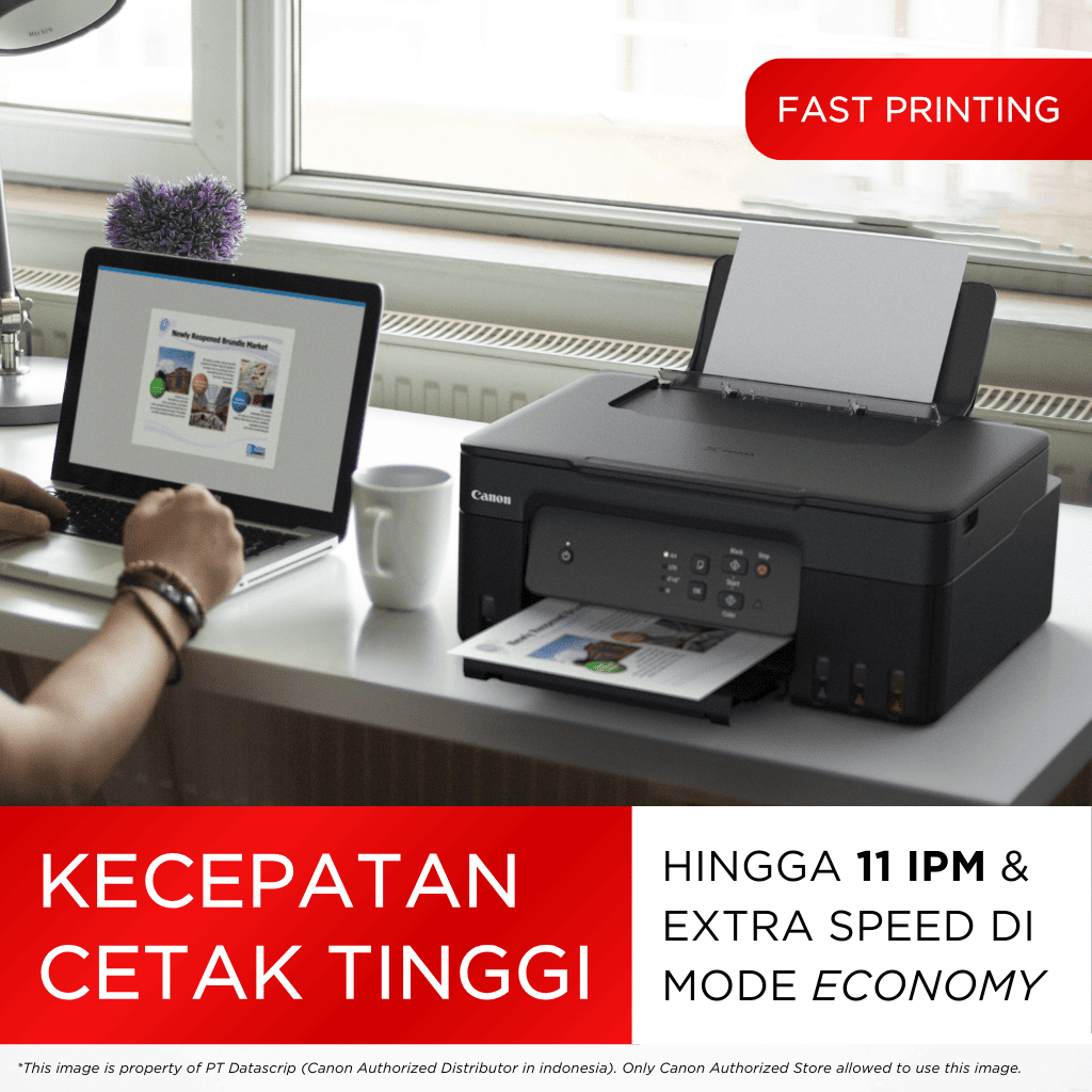 Printer Canon G2730 Ungu Purple – Ink Tank All In One Print Scan Copy USB MacOS – Garansi 3 Tahun