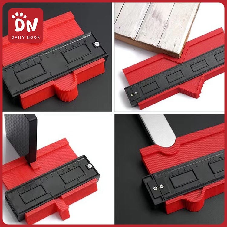 

Alat Pengambil Pola Multifungsi Kelengkungan Asimetris Penggaris Kontur Alat Ukur Profil Kayu Ukuran Besar Panjang Ekstra Kedalaman Tambahan Alat Sampling