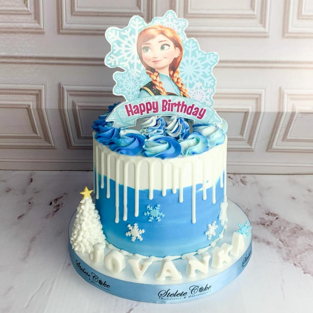 

Kue Ulang tahun/Birthday Cake/Kue Ultah Tema Anna/Kue Frozen