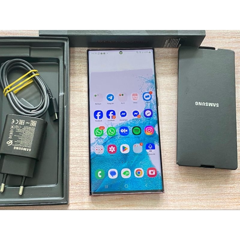 Samsung S22 Ultra 12/512 Fullset Second Ori Sein Murah