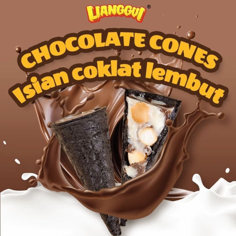 

CHOCOLATE CONE 240gr isi 24pcs