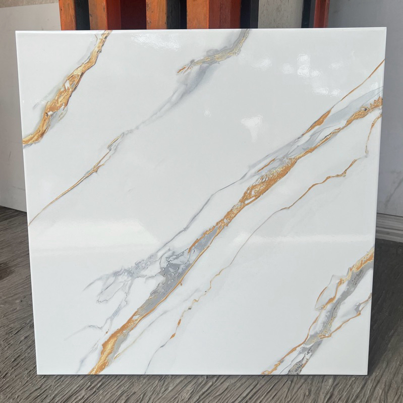 Keramik Lantai 50x50 Asia Tile Felora Gold | Glossy