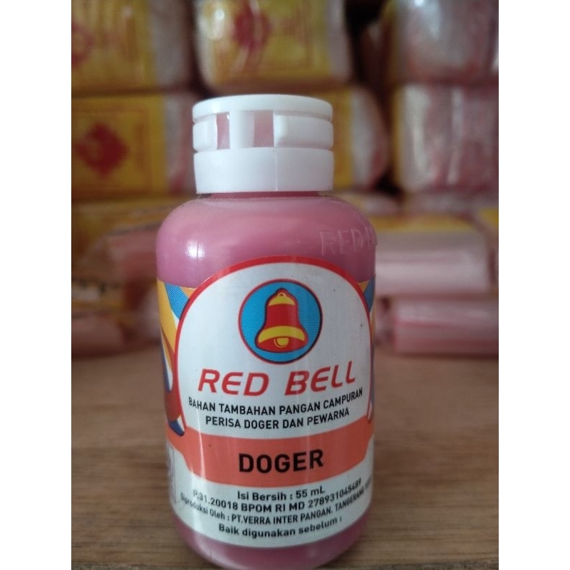 Red bell Doger 55 mL/ perisa Doger dan pewarna/ pewarna makanan / perisa makanan