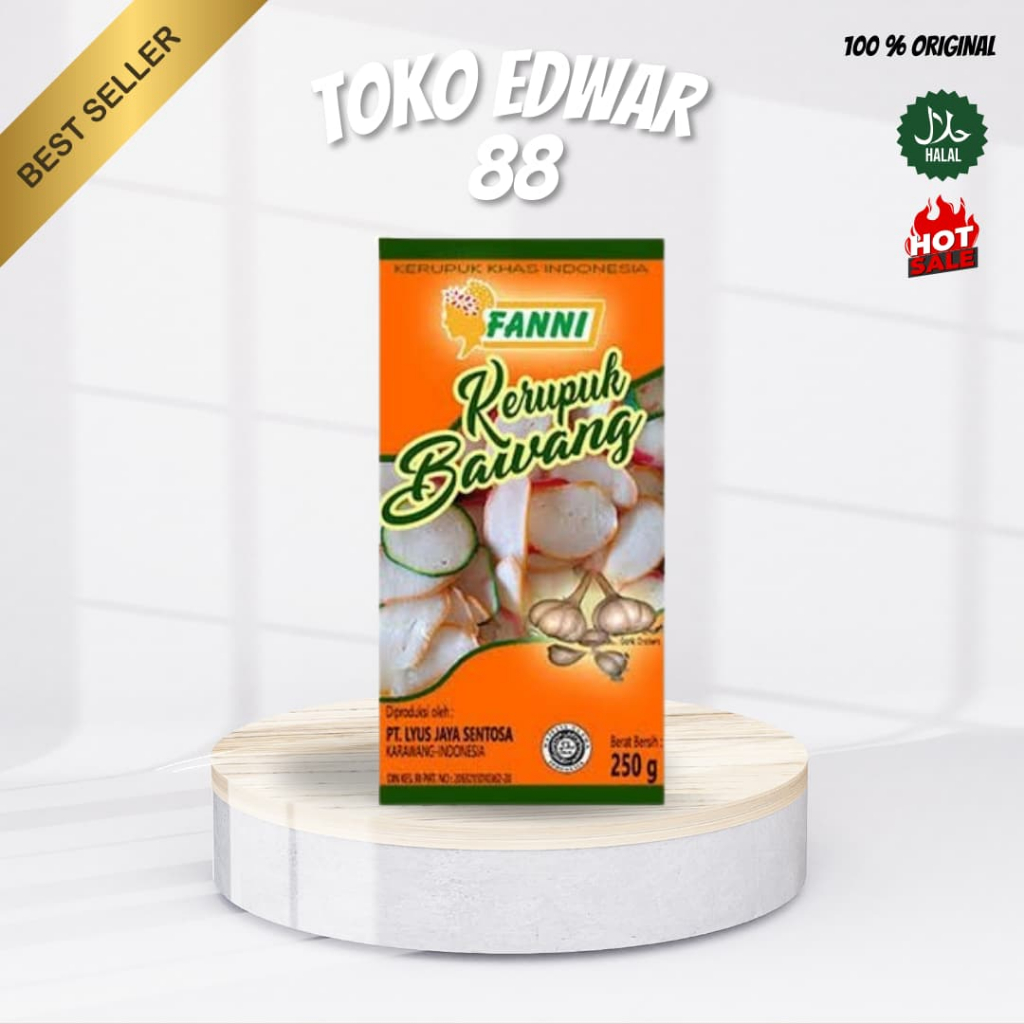 

FANNI KERUPUK BAWANG 250 GR KEMASAN