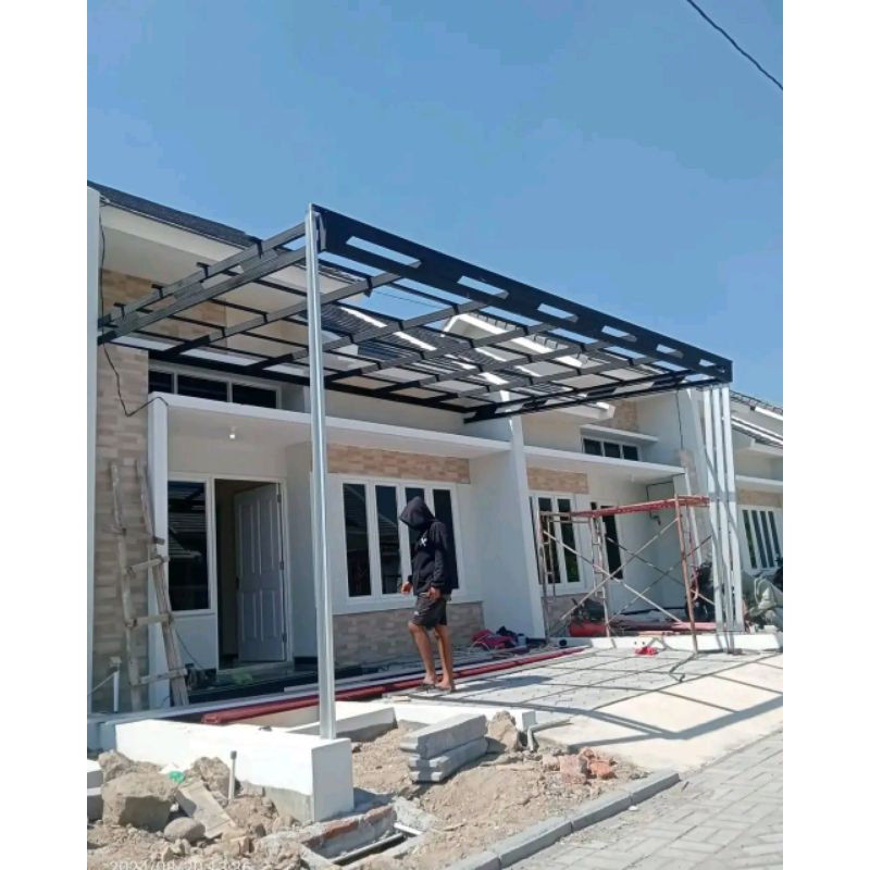 kanopi atap transparan