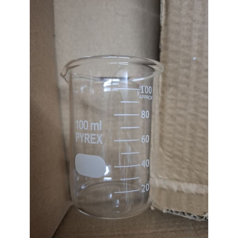 Beaker glass 100ml pyrex