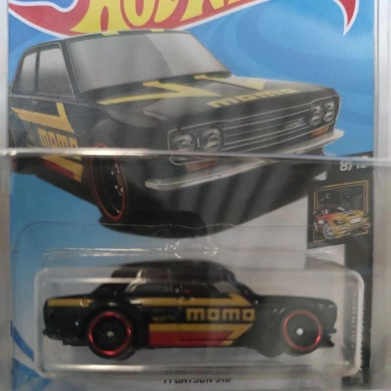 Hot Wheels 71 Datsun 510 Momo Kmart Hitam-NIGHTBURNERZ