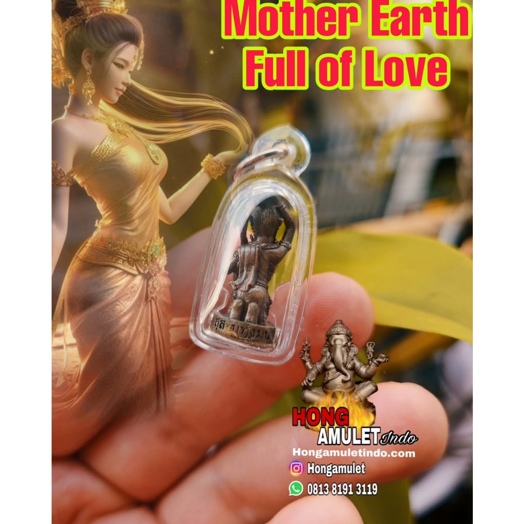 Liontin Dewi Phra Mae Thorani Blessing LP Hong