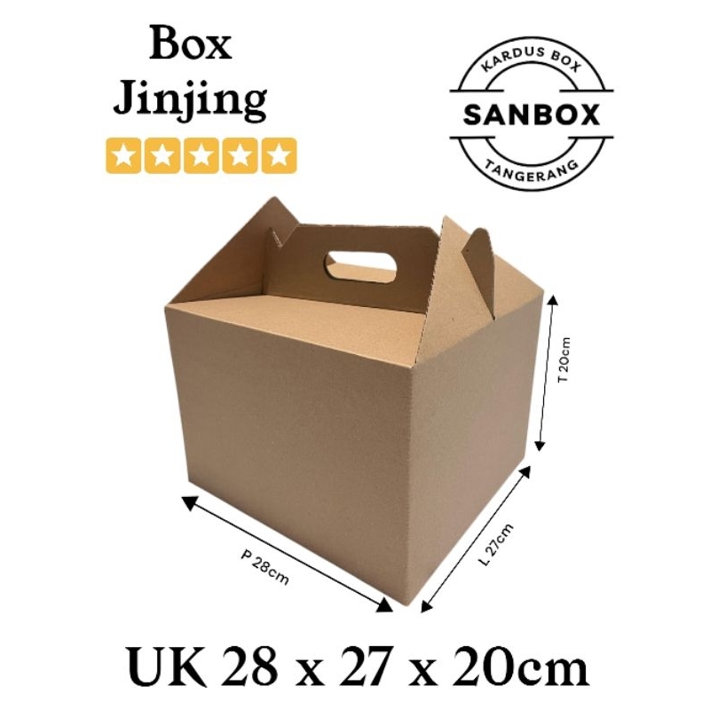 

Box Jinjing / Box Hampers uk 28x27x20cm