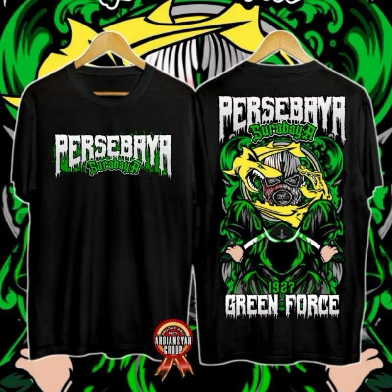 KAOS/DISTRO KEREN SUPORTER PERSEBAYA GREEN FORCE