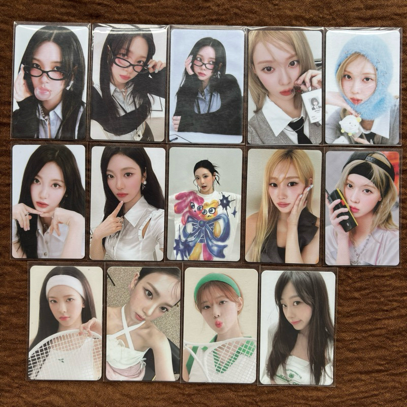 [READY STOCK] PHOTOCARD AESPA SG24 SG25 SEASON GREETING TRADING CARD SELCA KONSEP POB SM STORE VER K