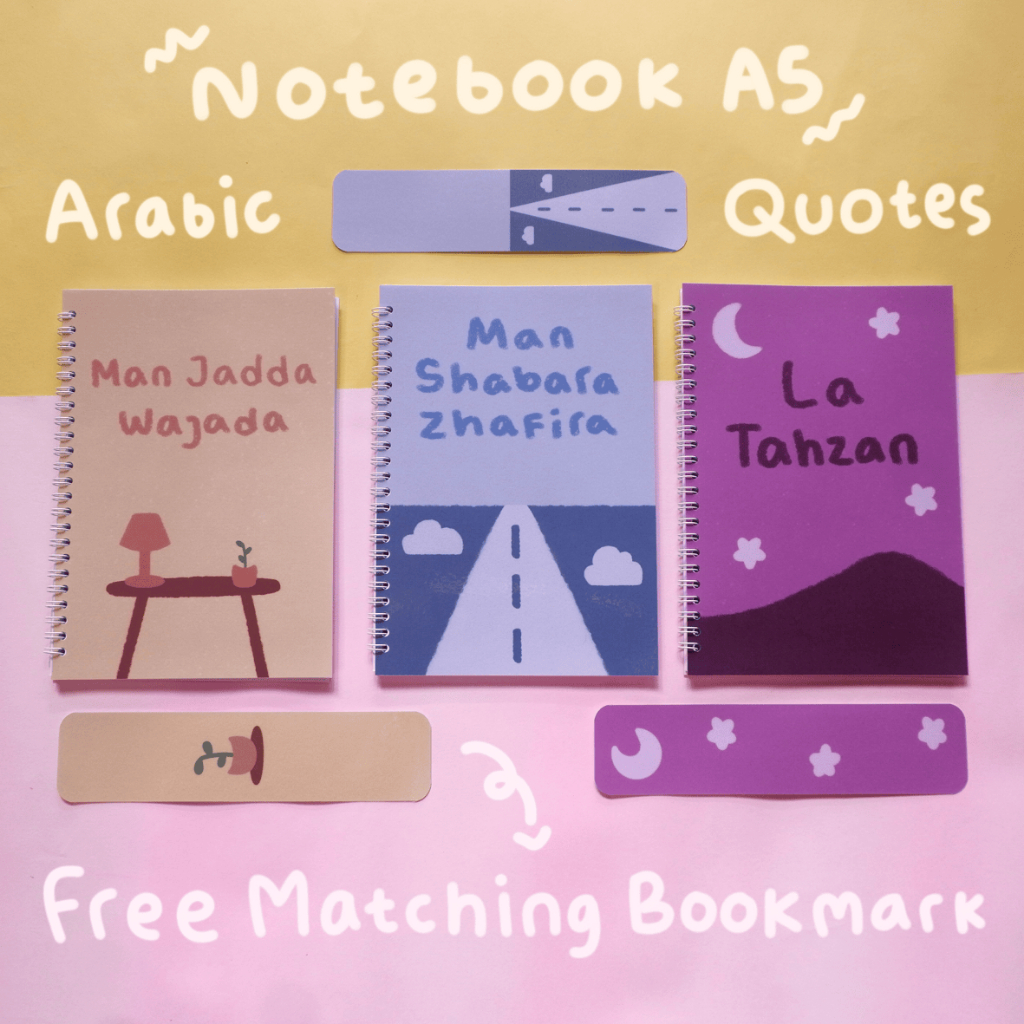 

Notebook/Jurnal/Buku Tulis A5 Arabic Quotes
