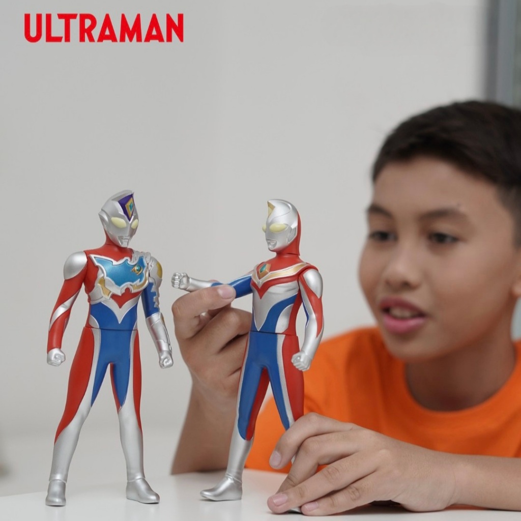 BESAR FIGUR ULTRAMAN COSMOS (Birthday Cake Topper Kamen Rider Action Figure Power Ranger Hiasan Kue 