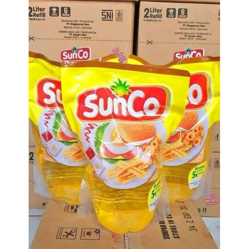 

Minyak Goreng Sunco 2 Liter (3Pcs) Minyak Goreng Baik