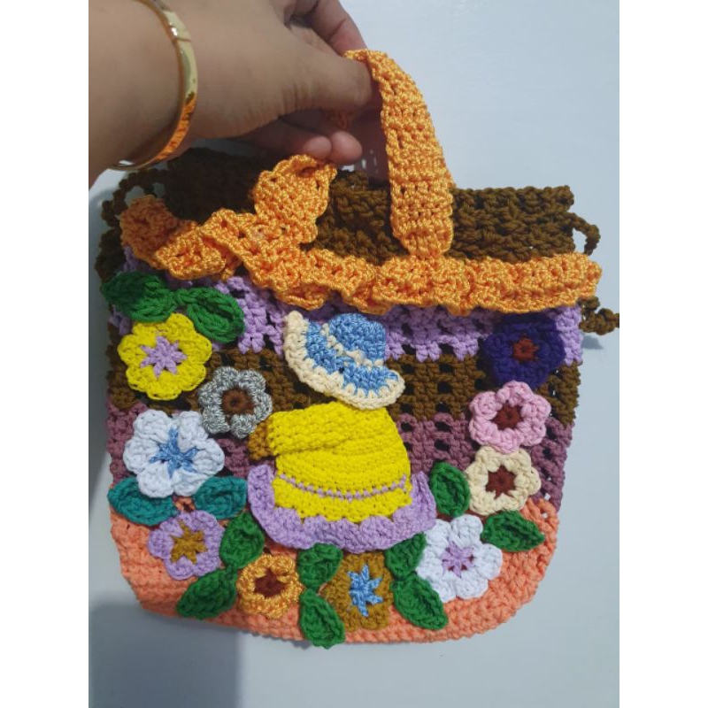 Hand bag Rajut|| Bisa request Warna ||MeeMeeRajoet || Rajutan Tangan || Tas HP Rajut