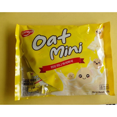 

Naraya Oat Mini Coated White | Strawberry Chocolate 180 gr BAG