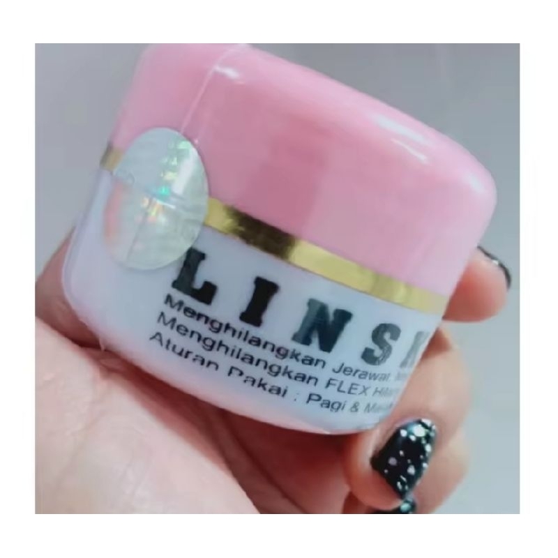 (COD) linsky glowing original tutup pink bpom 100%