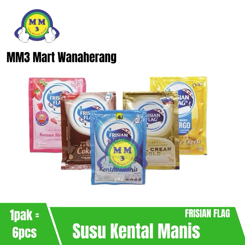

FRISIAN FLAG SUSU KENTAL MANIS SACET 6pcs