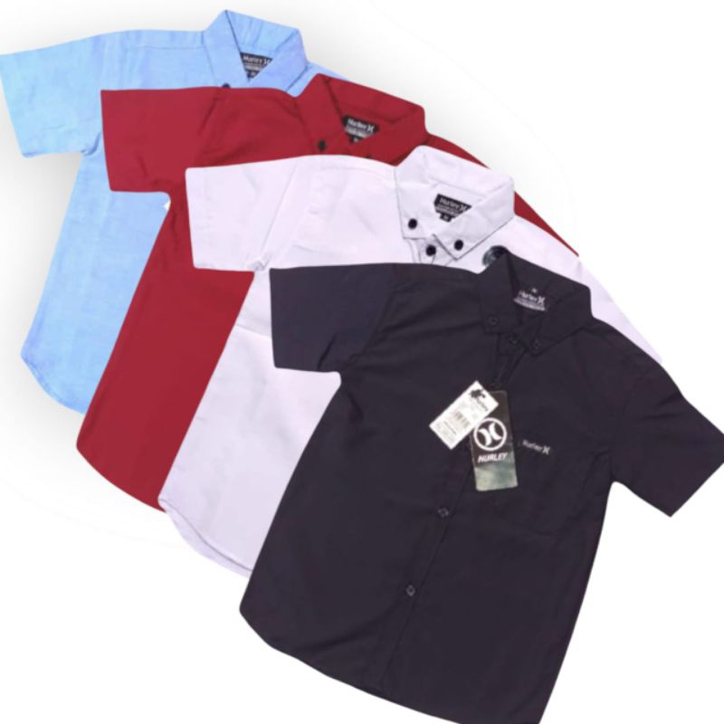 kemeja anak laki laki usia 2-13 tahun