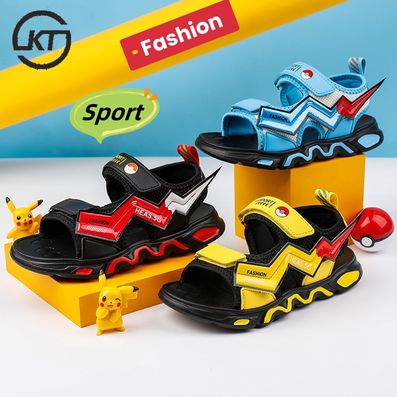 100% Import Sandal Anak Laki-laki Sendal Gunung Sport Anak Siswa Non-slip Lembut Sole Sepatu Bayi Re