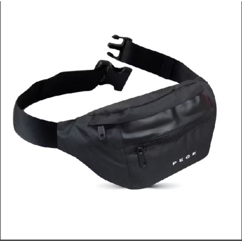 WK - Store | Tas Pinggang Pria Waistbag Bisa Digunakan Untuk Selempang Motif Polos Simpel Kasual - P