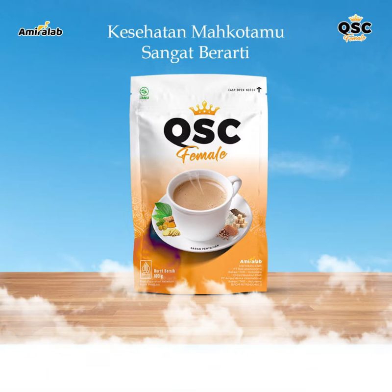 

[BUNDLING 2PCS] - QSC 100Gram Kopi Herbal Tradisional | Kopi Untuk Semua Masalah Kewanitaan | BPOM HALAL