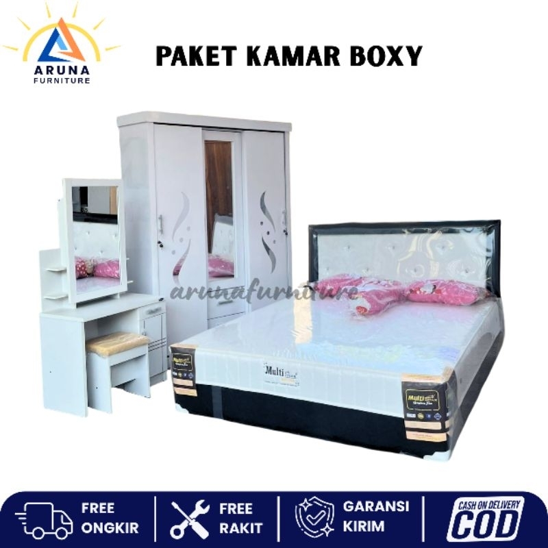 Set Kamar 3 Barang Kamar Set Tempat Tidur Paket Lamaran Murah