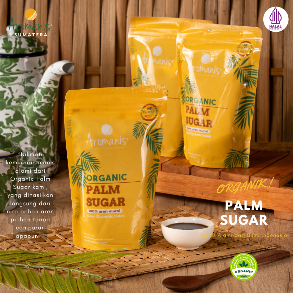 

AROMANIS GULA AREN MURNI ORGANIK | AROMANIS PALM SUGAR 250g | Gula Sehat Alami HALAL | Gula Aren Murni Asli