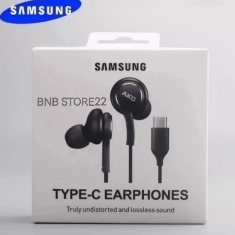 HEADSET SAMSUNG GALAXY S20 FE EARPHONE AKG ORIGINAL 100% TYPE C HF PREMIUM PURE BASS WITH MIC HANDSF
