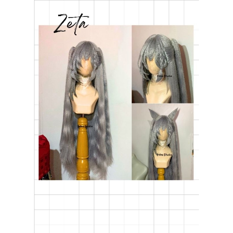 WIG VESTIA ZETA Wig Zeta Cosplay COSPLAY ZETA VTUBER (BACA DESKRIPSI)
