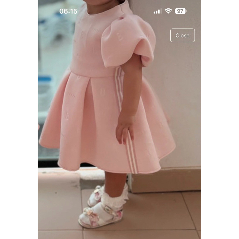 READY STOCK Ted Baker Pink Scuba dress anak dress bayi bukan sarah louise annafie rachel riley dondo