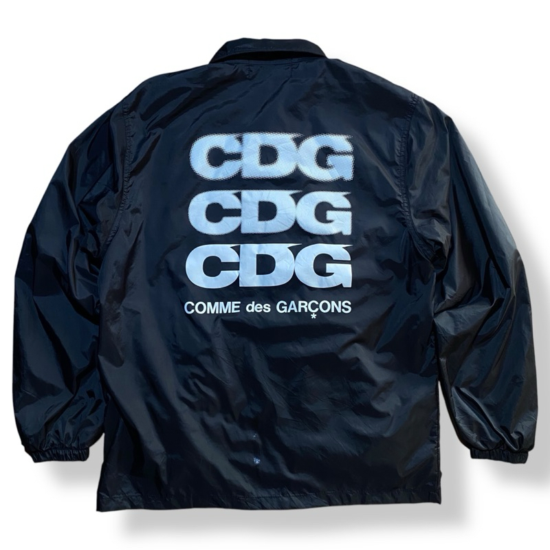 Comme des Garcons "Back Print" Logo Coach Jacket