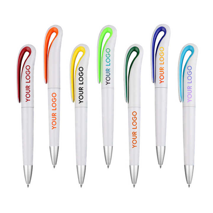 

Ballpoint Pulpen Bolpen Cetak Print UV Custom Logo Nama Souvenir Pulpen Promosi Model Angsa