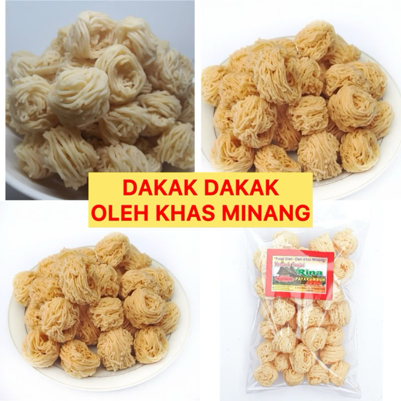 

(Berat 1kg) LADU DAKAK DAKAK BULAT PUTIH RENYAH 1000gram, CEMILAN ASLI KHAS BUKITTINGGI