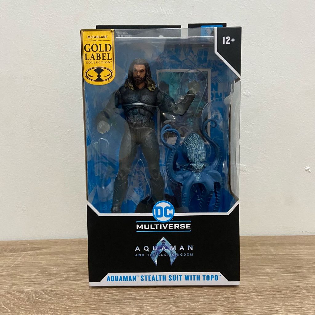 Figure McFarlane Toys DC Multiverse Aquaman Stealth Suit with Topo