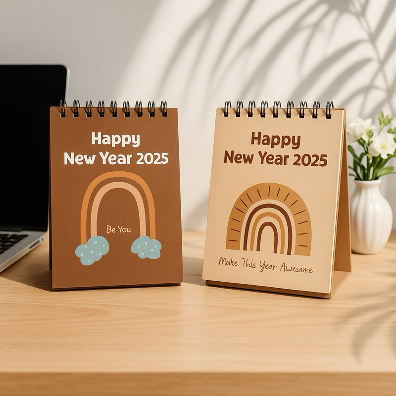 

KALENDER 2025/KALENDER MEJA 2025 AESTHETIC/KALENDER MEJA UKURAN A6/ KALENDER MEJA unik MURAH