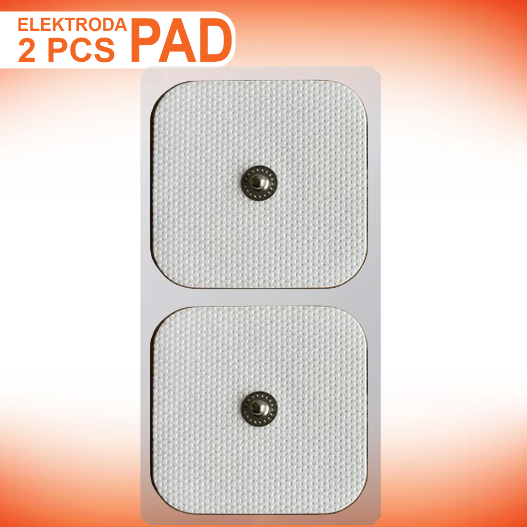 Elektroda PAD TENS EMS 5*5 cm Type Kancing 3.5 mm