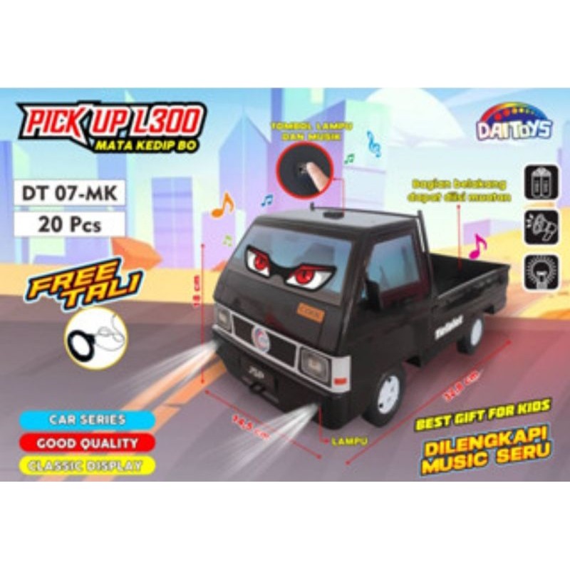 Mainan Anak Mobil Pick Up L300 Telolet Basuri Mainan Mobil Pick Up L300 Musik Dan Lampu