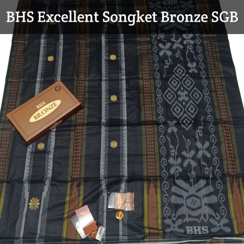 SARUNG BHS EXCELLENT SONGKET BRONZE ORIGINAL PRODUK HARGA TERMURAH