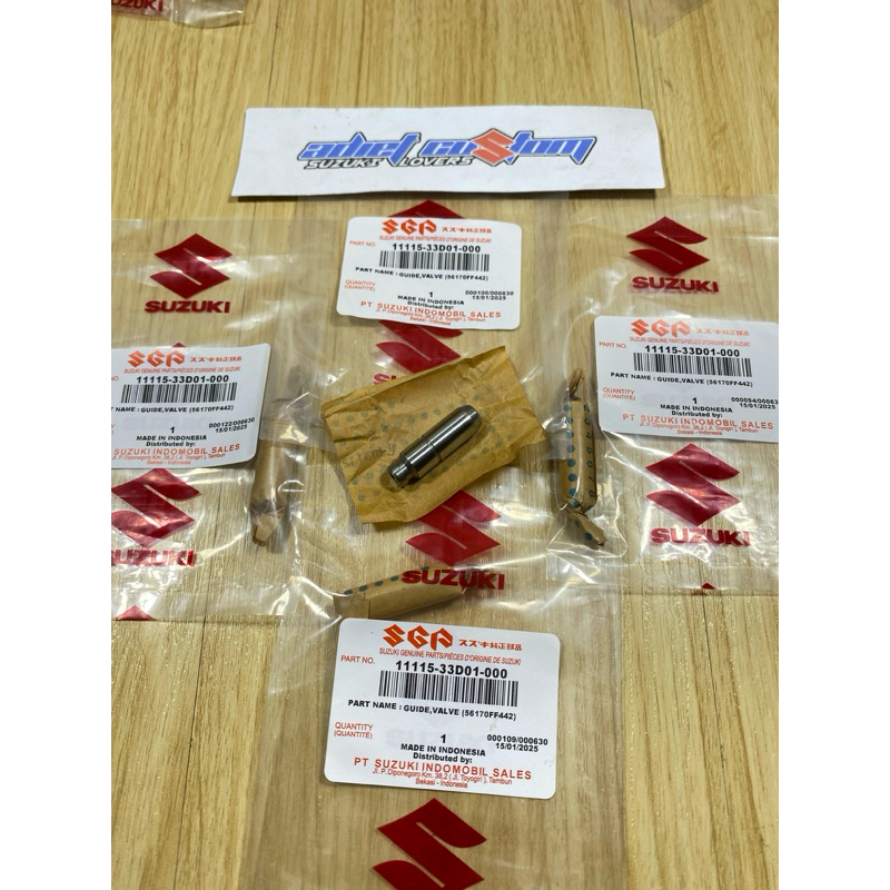 SET BOS BOSH KLEP SUZUKI SATRIA FU KARBU ORI SGP 11115-33D01 BOS BOTOTALAN KLEP SATRIA FU ORIGINAL A