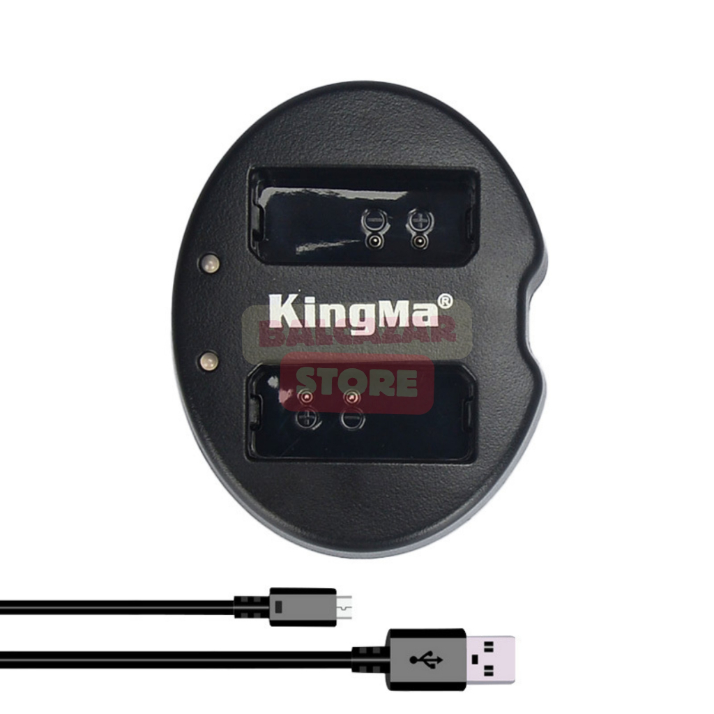 Kingma Charger Baterai 2 Slot Canon 1100D 1200D 1300d LP-E10 LC-E10 1400D 1500D