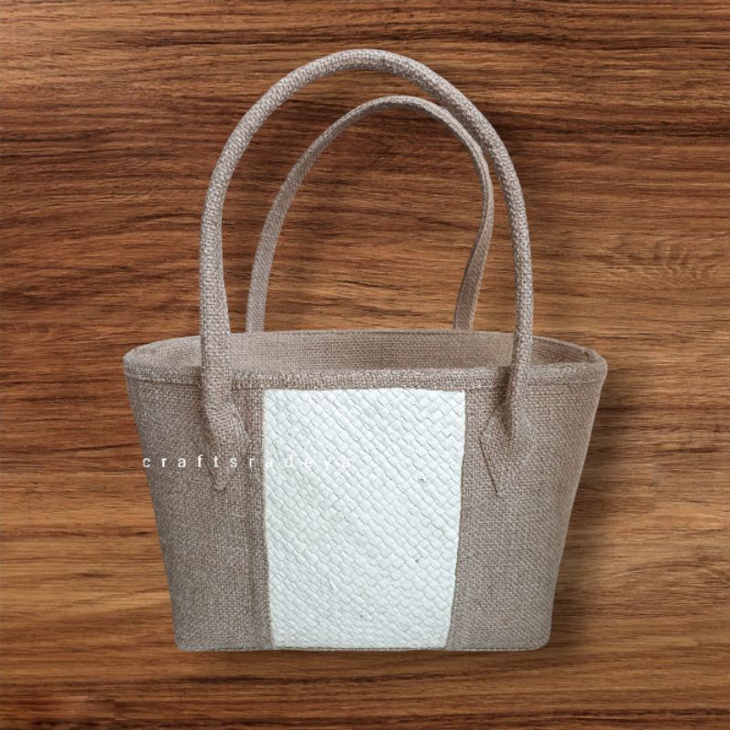 TAS BCL Anyaman pandan Mix goni / Tas jinjing Aesthetic / Tas wanita premium